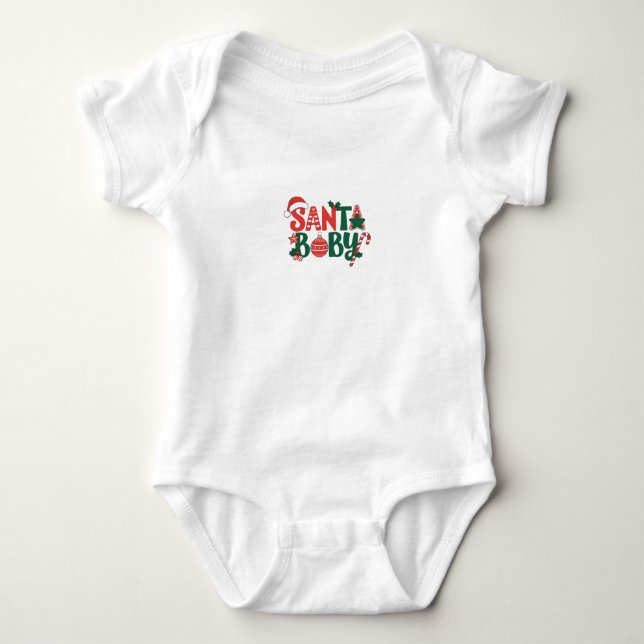 Bodysuit - Santa Baby (Front)