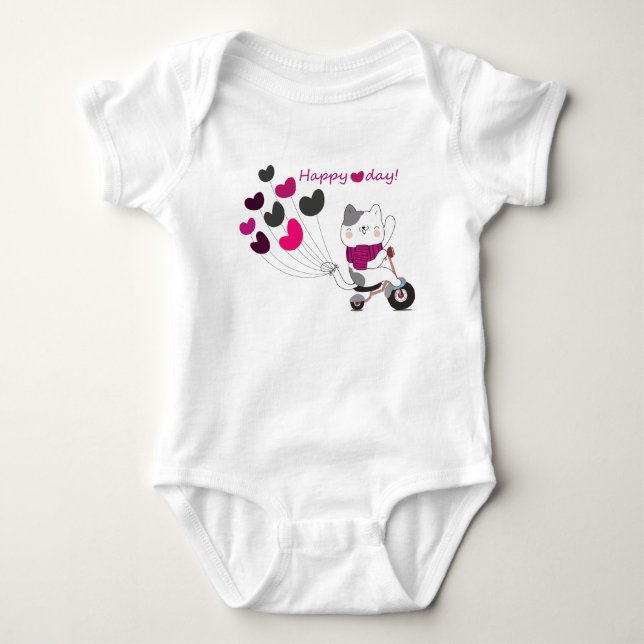 Bodysuits "Happy day" (Front)