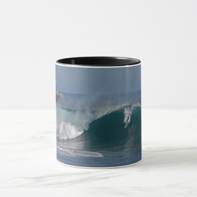 Bodysurfing the Wedge - Mug  (Center)