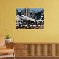 Boeing 747 Epic Landing at Kai Tak Airport