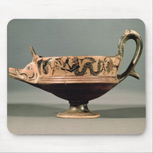 Boeotian black-figure kyathos from the Boeotian Da Mouse Pad