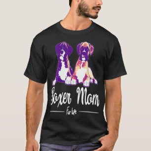 Boer Dog Mom Tee Boer Mom Two Dogs