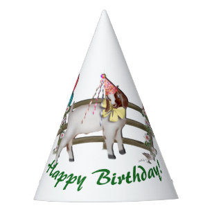 Boer Goat Birthday Party Hat