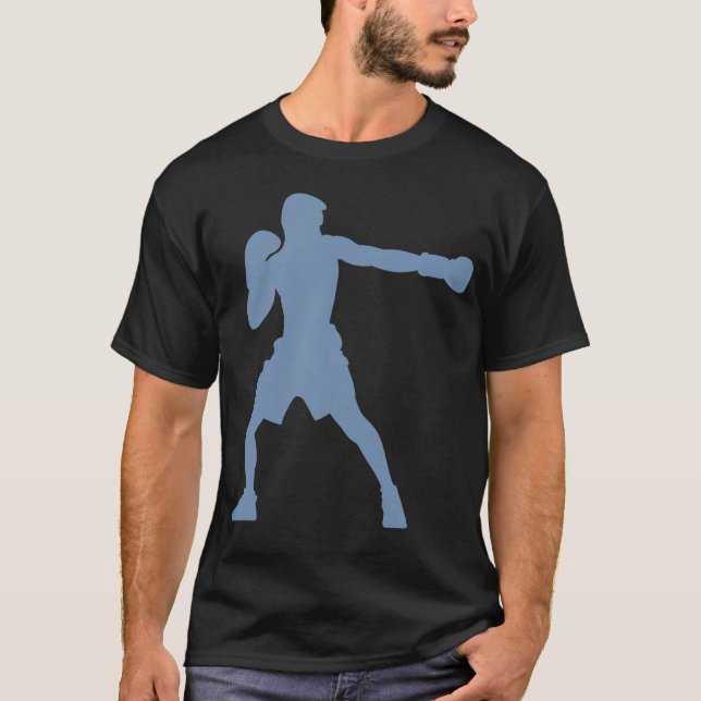 Boer Silhouette Vibrant Boing Sport Design friend T-Shirt (Front)