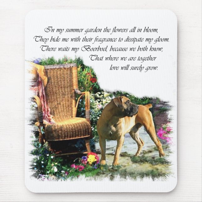 Boerboel Art Gifts Mouse Pad (Front)