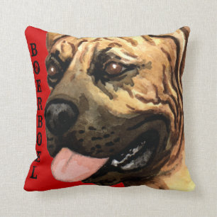 Boerboel Colour Block Throw Pillow