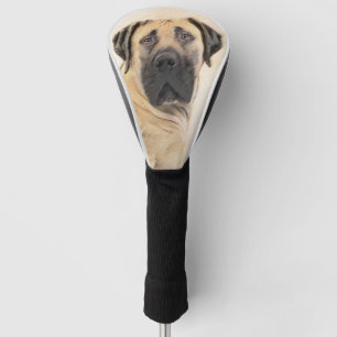 Boerboel Painting - Cute Original Dog Art Golf Head Cover