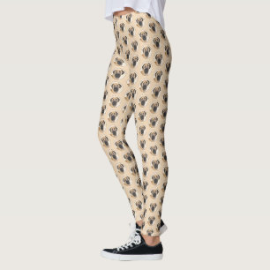 Boerboel Painting - Cute Original Dog Art Leggings