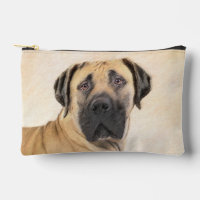 Boerboel Painting Fawn Red Mastiff Pet Dog Art
