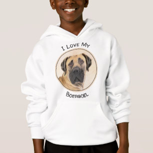 Boerboel Peinture - Cute Original Chien Art