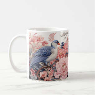 Boeuf et pivoines roses Café Mug