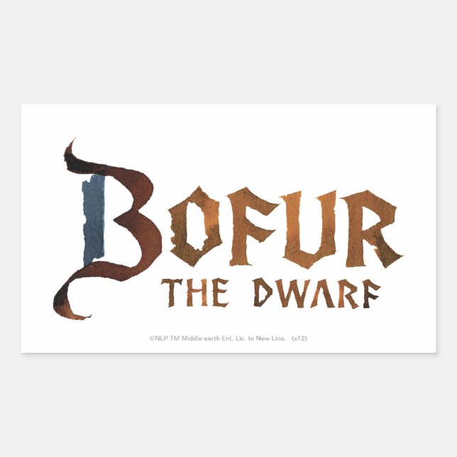 Bofur Name Sticker (Front)