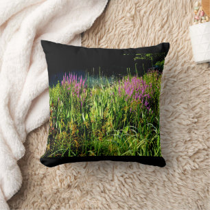 Bog Garden Throw Pillow
