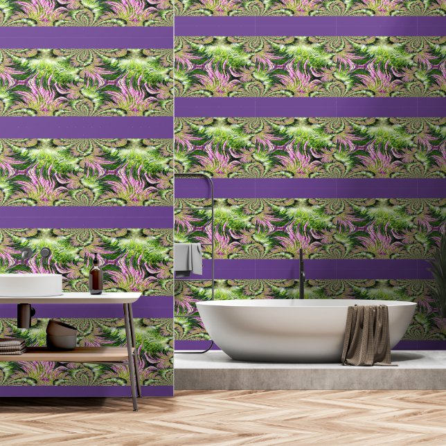 Bog Landscape Fractal Wallpaper (Bathroom)