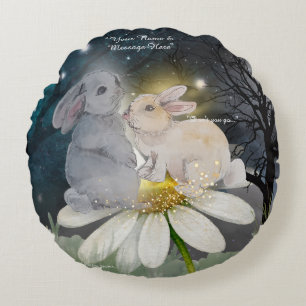 Boganhues "Pipa & Marlow" print Round Pillow