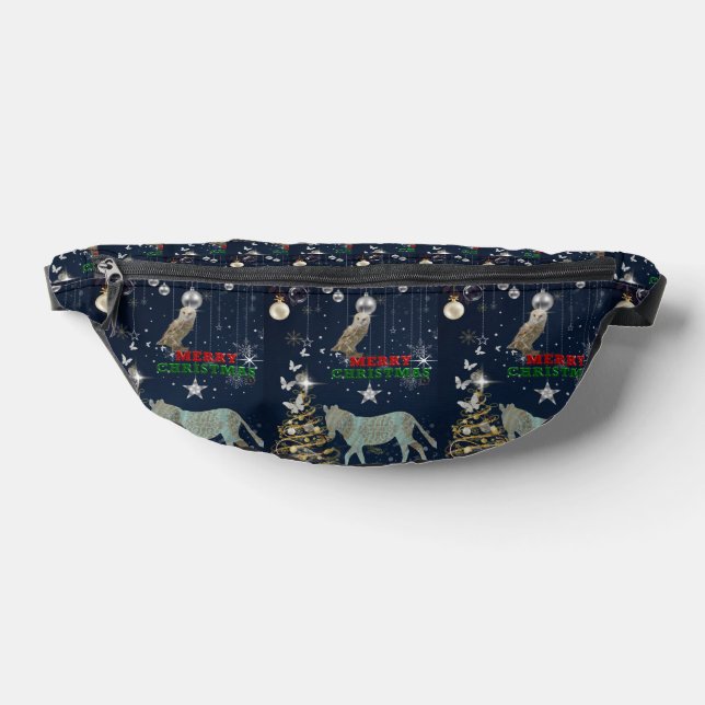 Boganhues Premium Christmas Print Fanny Pack (Lay Down)