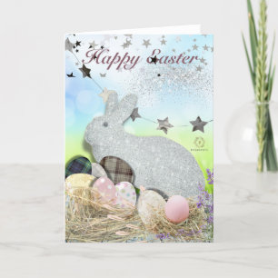 Boganhues Print Easter Bunny Card
