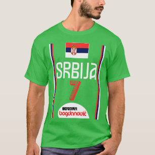 Bogdan Bogdanovic Retro Serbia Euro Basketball Fan T-Shirt