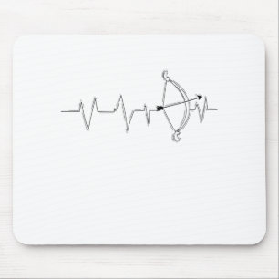 Bogenschießen Herzschlag fürs Pfeil und Bogen Mouse Pad