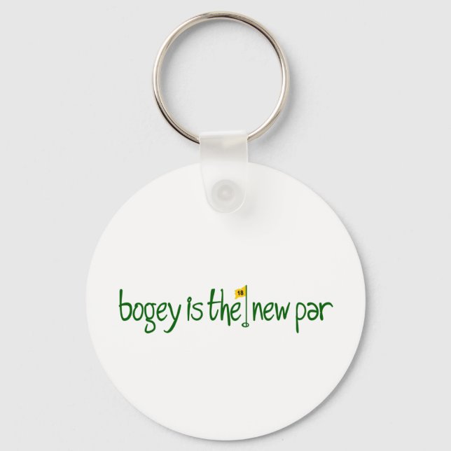 Bogey Is The New Par Keychain (Front)