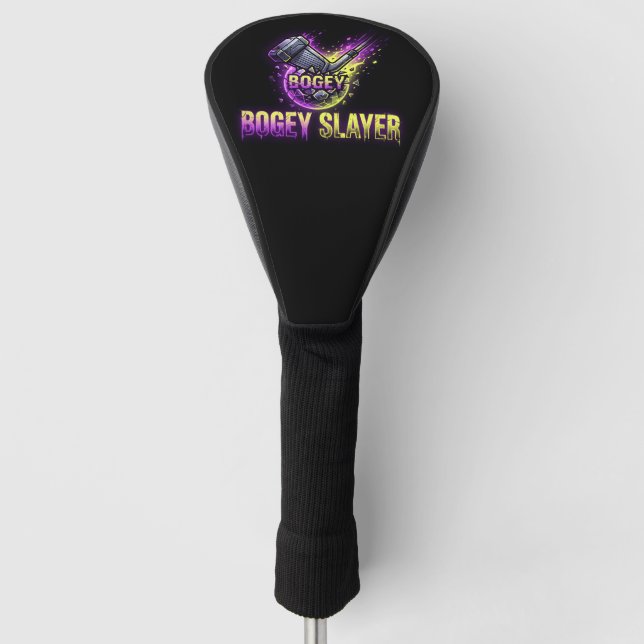 Bogey Slayer Golf Knight | Score Saving Warrior  Head Cover (Front)
