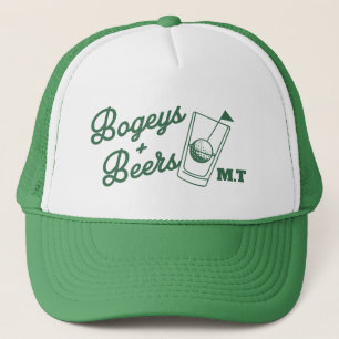 Bogeys and Beers Golf Cup Day Custom Trucker Hat
