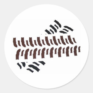 Bogger Tracks Classic Round Sticker