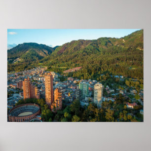 Bogota and the Andes Mountains Poster