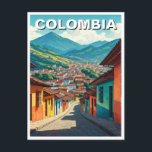 Bogota Colombia La Candelaria Postcard<br><div class="desc">La Candelaria is the historic heart of Bogotá, Colombia, known for its colonial-era architecture, cobblestone streets, and vibrant cultural scene. Located in the city’s centre, this neighbourhood is a rich blend of old-world charm and modern energy. The area is home to some of Bogotá's most important cultural landmarks, including the...</div>