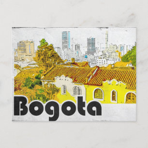 Bogota Colombia Vintage Postcard