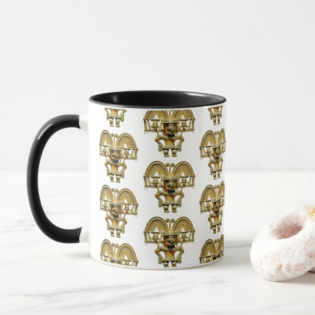 Bogotá Gold Mug (With Donut)