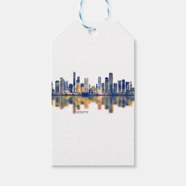 Bogota Skyline Gift Tags (Front)