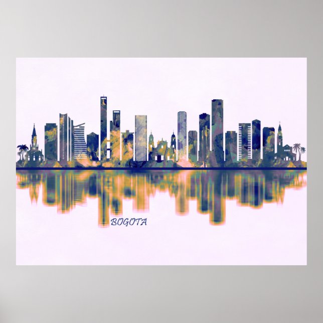 Bogota Skyline Poster (Front)