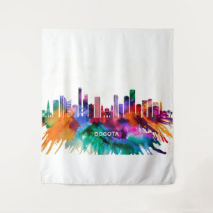 Bogota Skyline Tapestry