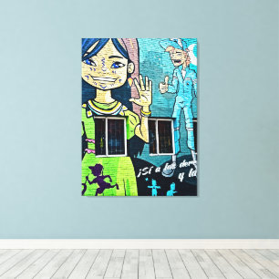 Bogotá Street Art  Canvas Print