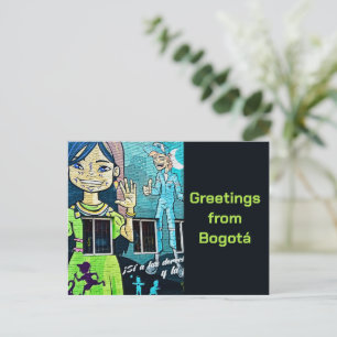 Bogotá Street Art  Postcard