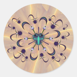 Bogue d'hélium et autocollant anti-virus