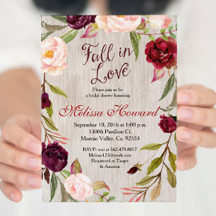Bohème Bohème Floral Wreath Invitation