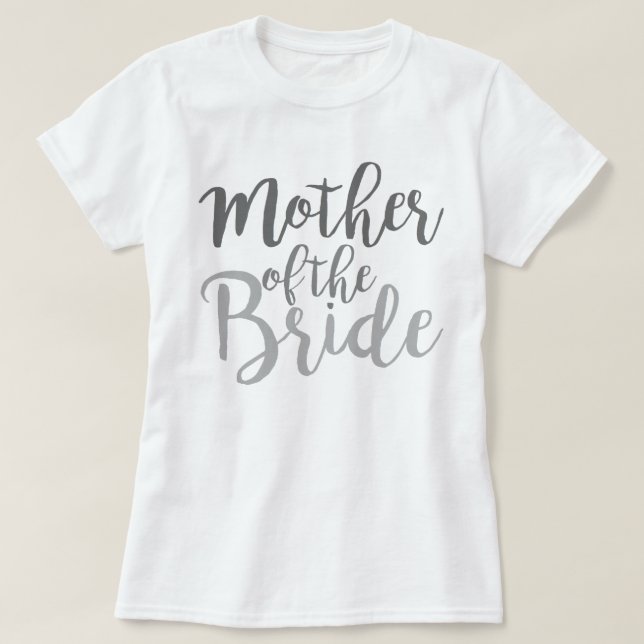 Bohème Cursive Mère de la Mariée | Haut Ombre (Design devant)