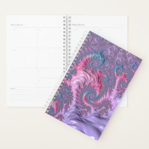 Bohème Hippie Groovy Tripant Pastel Fractal Coloré