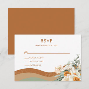 Bohème moderne Tons Terre Terracotta Cartes RSVP