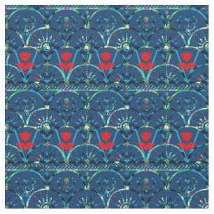 Bohème Motif Tapisserie, Tissu Turquoise foncé