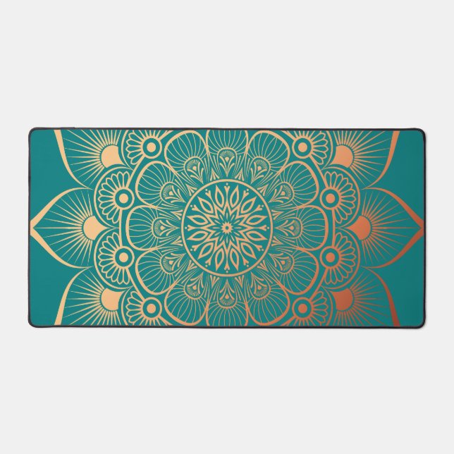 Bohème Turquoise Peach Mandala (Recto)