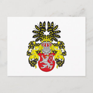 Bohemia Coat of Arms (19th century) Postcard