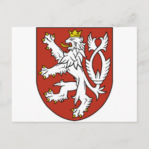 bohemia emblem postcard