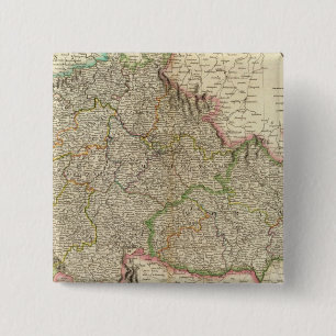 Bohemia, Moravia 2 Inch Square Button