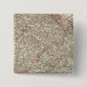 Bohemia, Moravia, Austrian Silesia 2 Inch Square Button