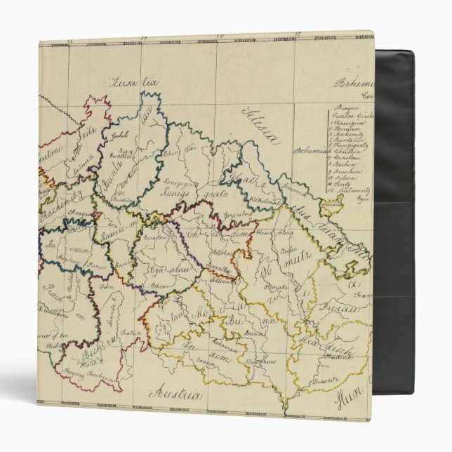 Bohemia, Moravia, Austrian Silesia Binder (Front/Inside)