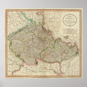 Bohemia, Moravia Poster