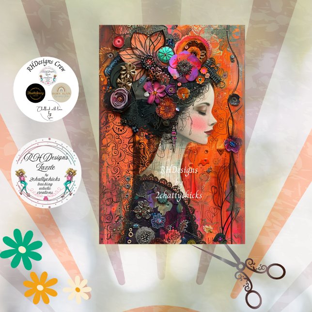 Bohemia Tapestry Hippie Decoupage Tissue Paper (Creator Uploaded)